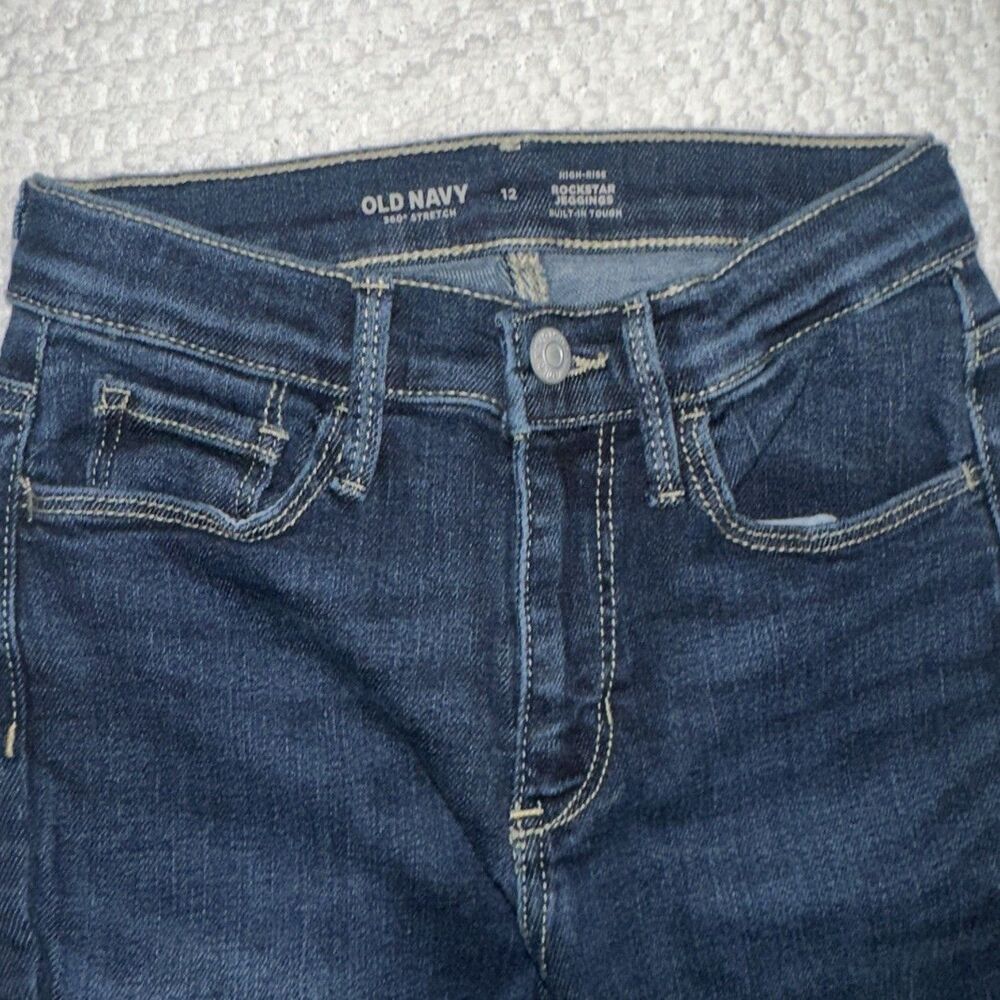 Old Navy Girls Rockstar High Rise Jean Jeggings Size 12- NEW